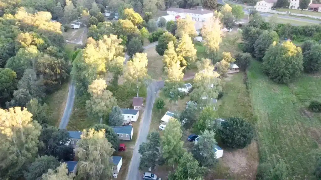 camping paradis stellplätze aus der luft gesehen